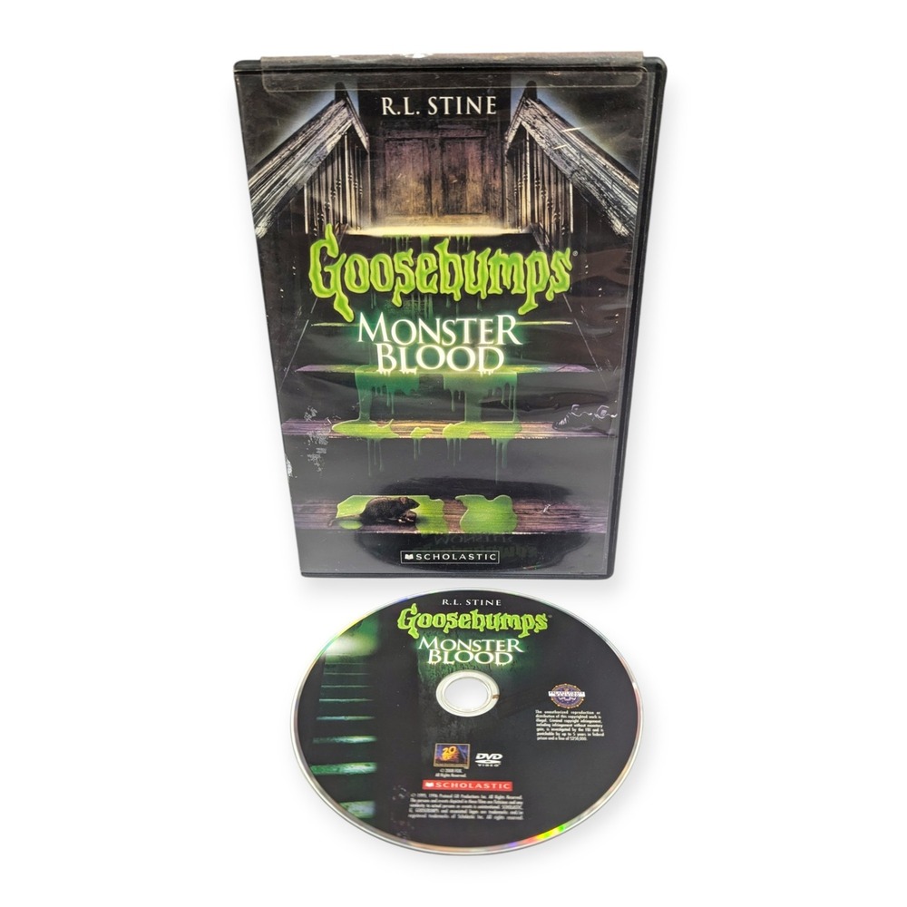 Goosebumps Monster Blood DVD R.L. Stine Scholastic 2008 Anthology Collection